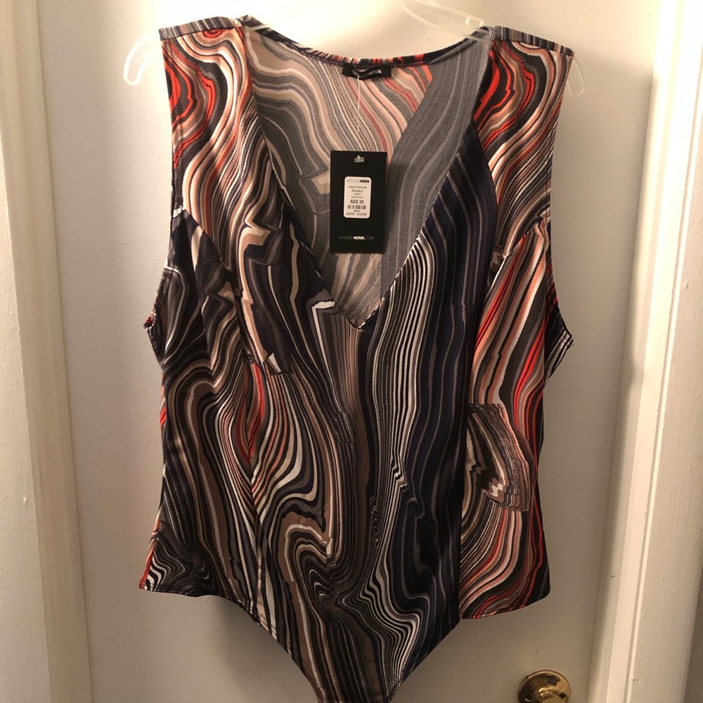 Multicolored bodysuit